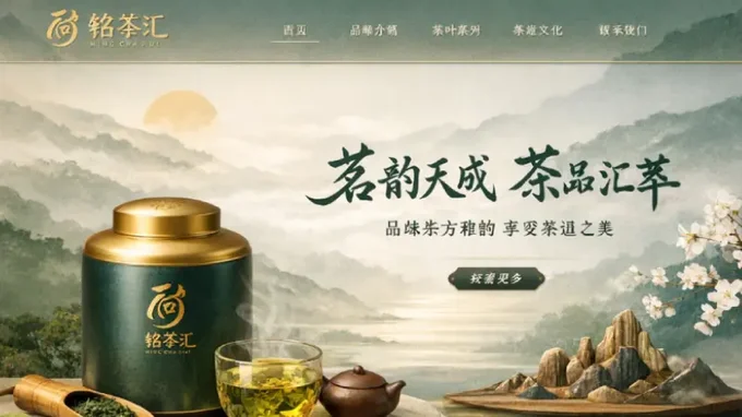 某茶叶品牌官方网站